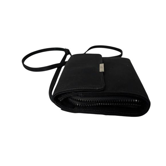 Enzo Angiolini Crossbody Wallet Bag Adjustable Multi Pockets Suede Accordion - Picture 4 of 12